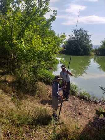 Соревнования по рыбной ловле прошли в селе Приозерном Шпаковского района