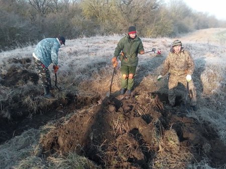 На Ставрополье поисковики обнаружили останки десяти красноармейцев