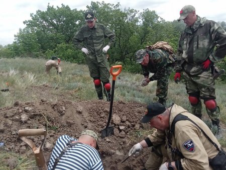 Останки бойца Красной Армии обнаружены вблизи станицы Галюгаевской