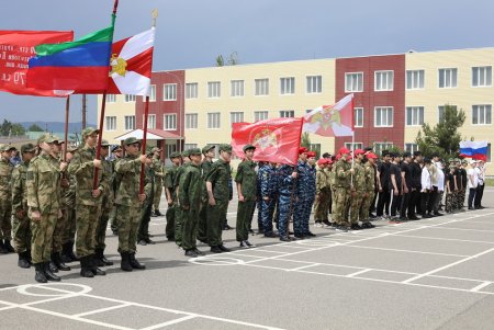 В Дагестане учащиеся профильных классов Росгвардии приняли участие в военно-спортивной игре «Победа»